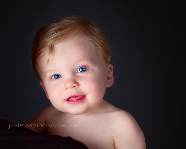 baby studio portrait