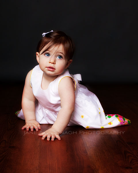 Baby studio portrait